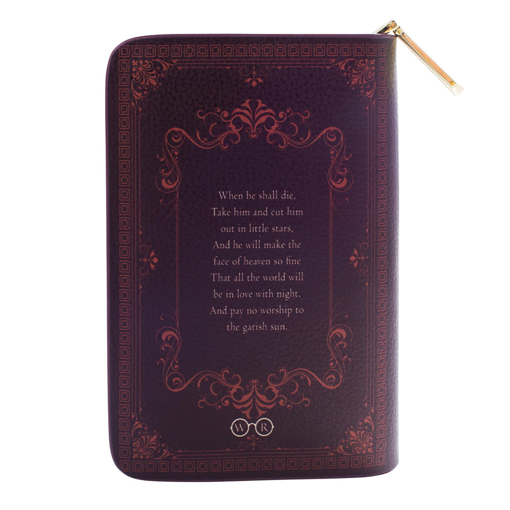 Romeo and Juliet Wallet Purse by William Shakespeare featuring Ford Madox Brown's Romeo and Juliet design, by Well Read Co. - Back