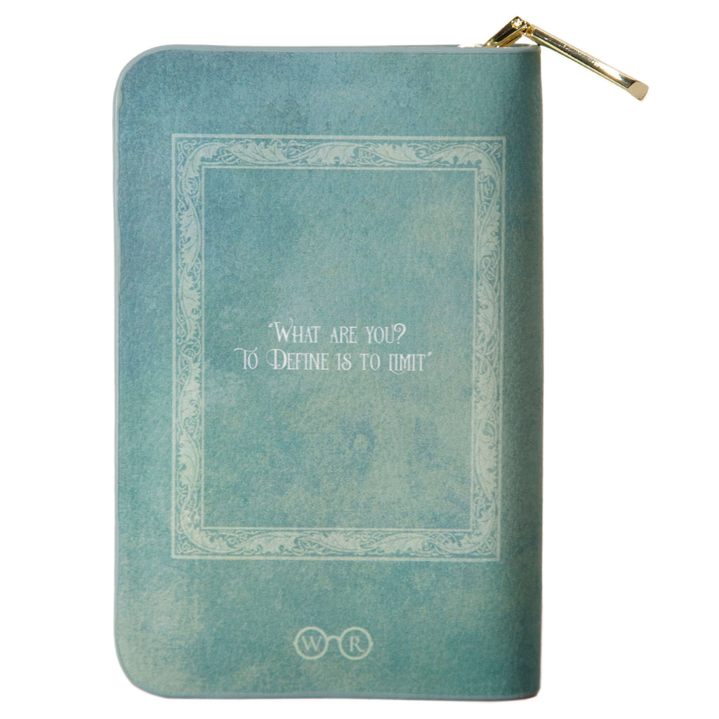 The Picture of Dorian Gray Green Wallet Purse by Oscar Wilde featuring Cigar-Smoking Gentleman design, by Well Read Co. - Back