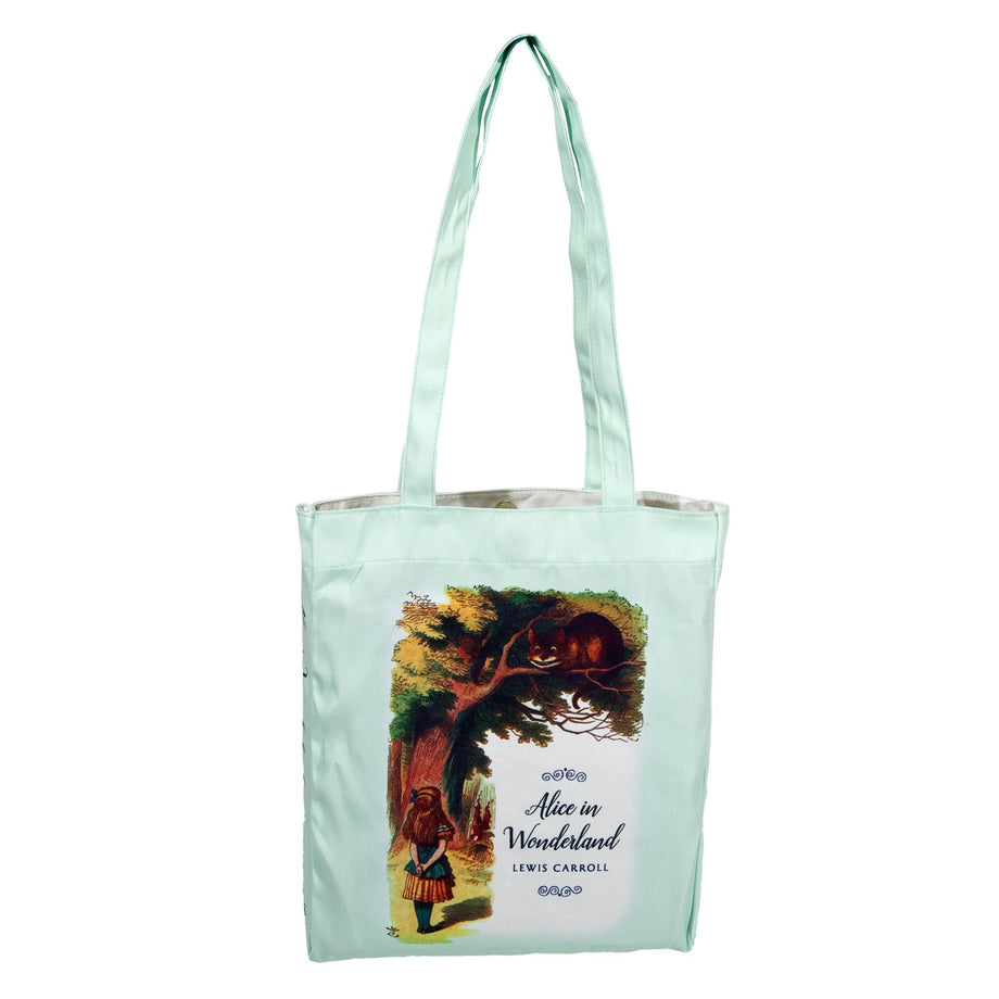 Buy wholesale Alice Turquoise Book Tote Bag