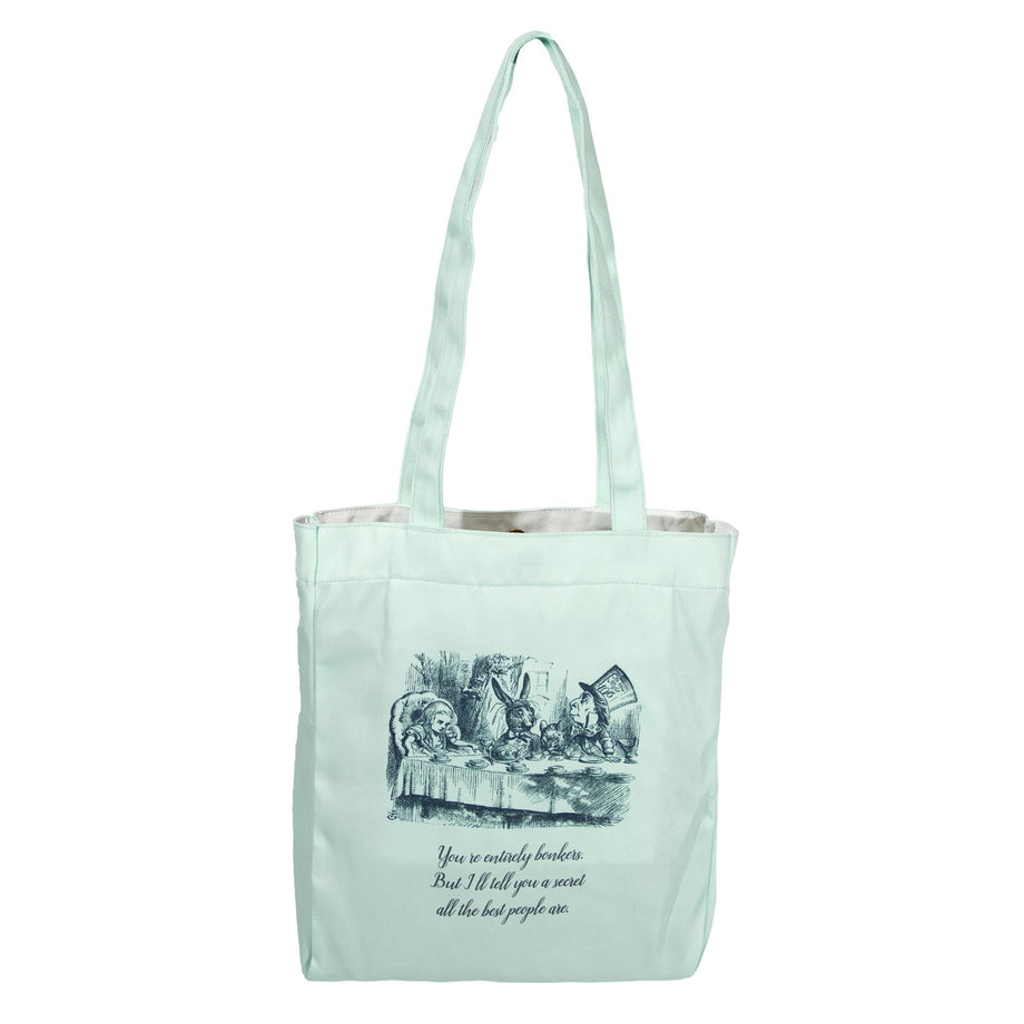 Buy wholesale Alice Turquoise Book Tote Bag