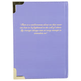 Pride and Prejudice Purple Book Bag by Jane Austen featuring Peacock design, by Well Read Co. - Back