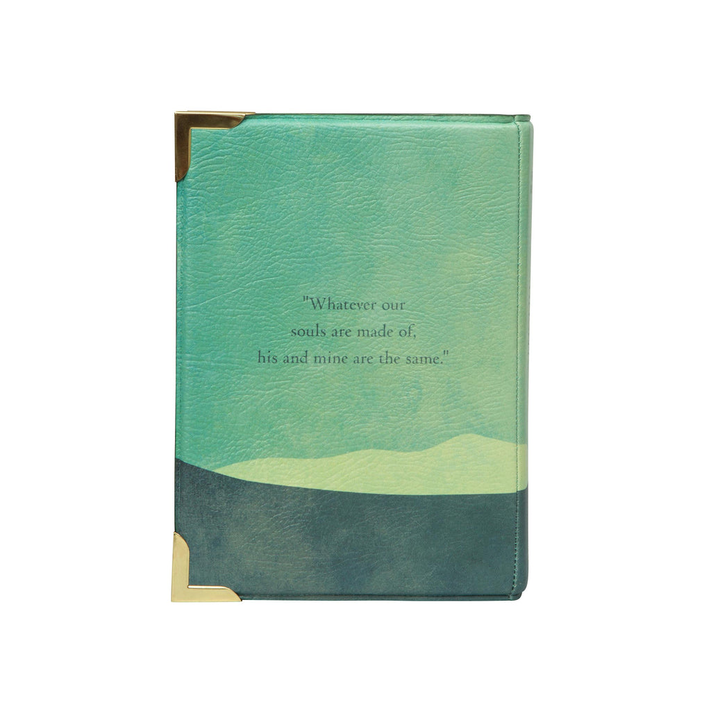 Wuthering Heights Green Crossbody Purse by Emily Brontë featuring Lonesome Tree design, by Well Read Co. - Back