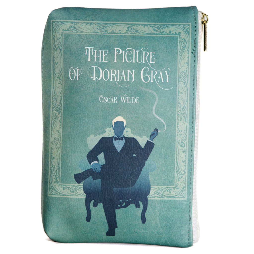 The Picture of Dorian Gray Green Pouch Purse by Oscar Wilde featuring Gentleman design, by Well Read Co. - Front